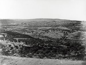 スコプス山からのエルサレム、1857 作： Felice Beato